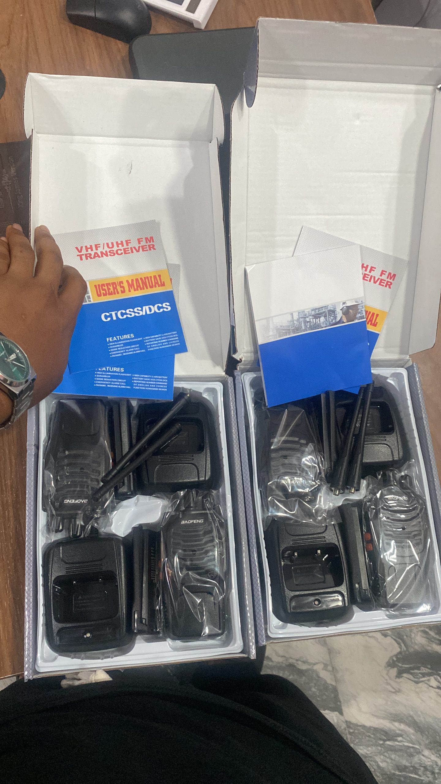 Baofeng walkie talkie radio